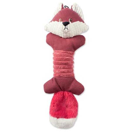 DESIGN IMPORTS Fox Squeaky Bone Pet Toy CAMZ38170
